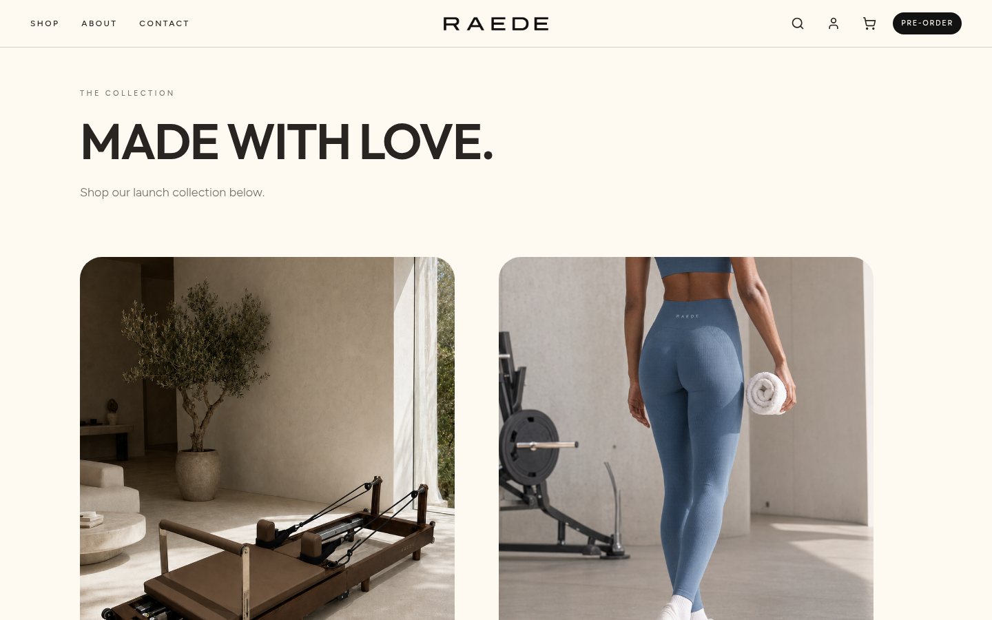 Raede shop collection